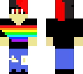 boy with gpride flag t-shirt
