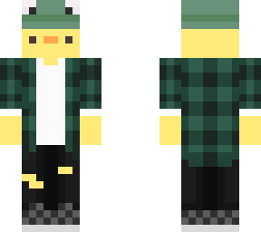 duck with a frog hat