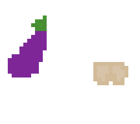 eggplant and butt
