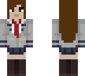 girl with mha uniform