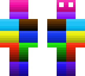 glitched rainbow
