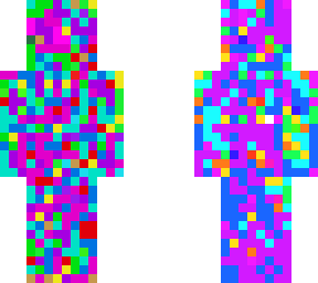 glitchy black skin