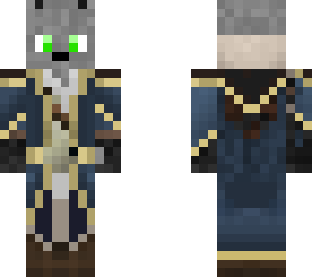 lobo con traje mediaval