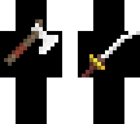 mc dungeons ~ katana and axe - commons/rares