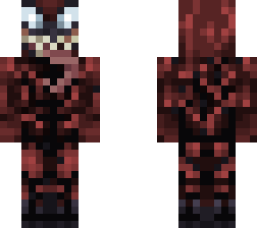 minecraft carnage | marvel (the idea was given by benst53)
