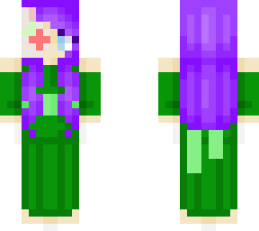 my skin in a izuku themed dress