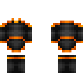 ob - black & orange laced w/ boots