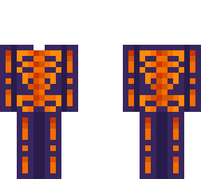 ob - purple & orange skeleton base