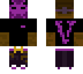 purple vlone masked boy
