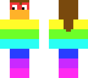 rainbow girl