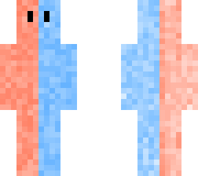 red and blue
