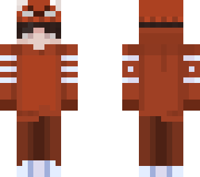 red panda onesie v.2