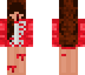 red skeleton girl <3