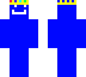 blue blob with full crown