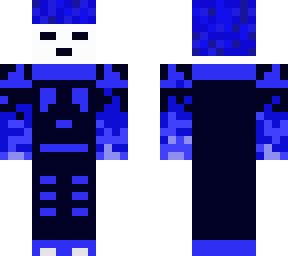 blue fire skeleton