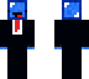 blue skeppy in suit
