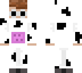 boy with cow costume