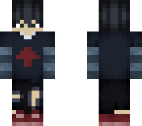 boy with dark outfit