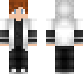 boy with white hoodie