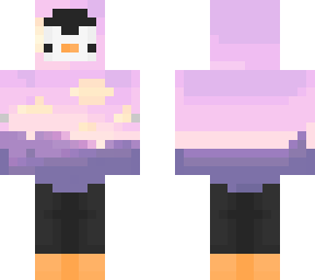 chubby sunset penguin