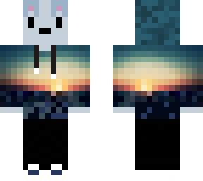 cool sunset bunny
