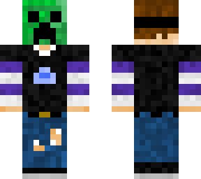 e-boy with creeper mask