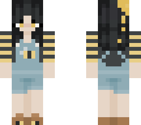 girl with bee outfit