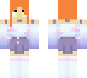 girl with pastel clothes