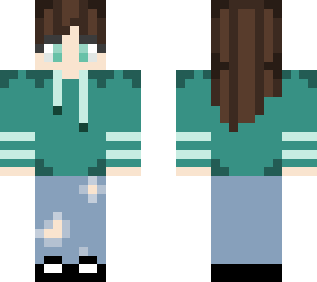 just a cyan sweater