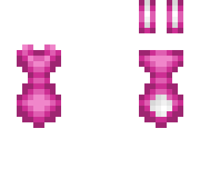 ob - skinny pink bunny outfit