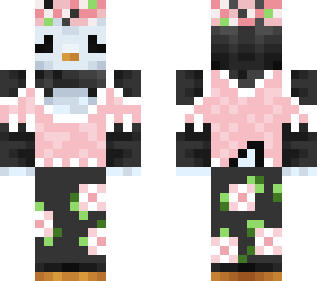 penguin flower crown