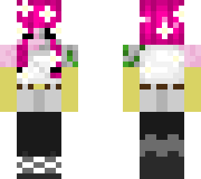 pink piglin girl skin