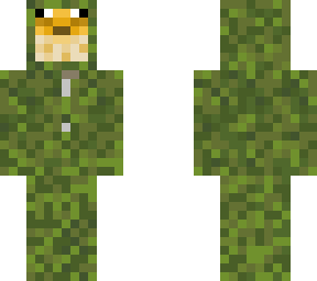 pufferfish in a moss suit
