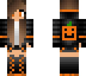 pumpkin girl black