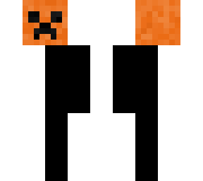 pumpkin on paleplayer head