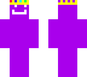 purple blob with full crown