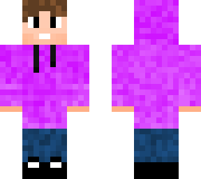 purple hoodie man
