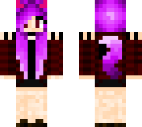 purple wolf girl