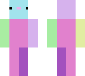 rainbow cute axolotl