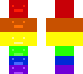 rainbow faces