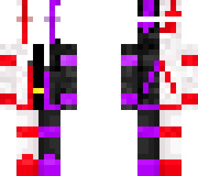 red, white, black and purple with a smile :)