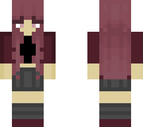 red formal girl