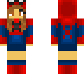 spider girl hoodie (slim)