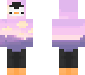 sunset penguin