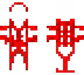 white and red ninja