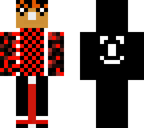 a hoodie guy and a sus cape like thingy