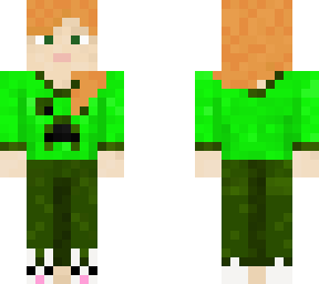 alex in creeper pajamas (long pants, bunnt slippers) thank youguineapig371.