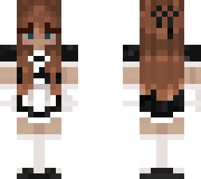 black dress maid slim
