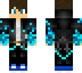 blue and black boy