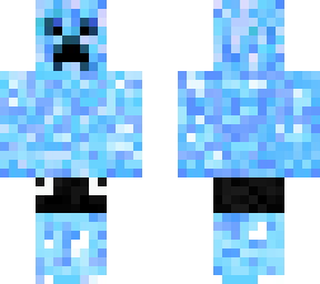 blue creeper in swim trunks